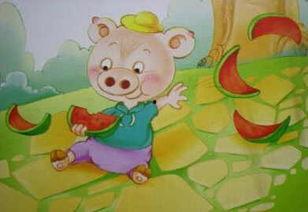 小猪吃瓜故事视频,一场欢乐的夏日冒险之旅