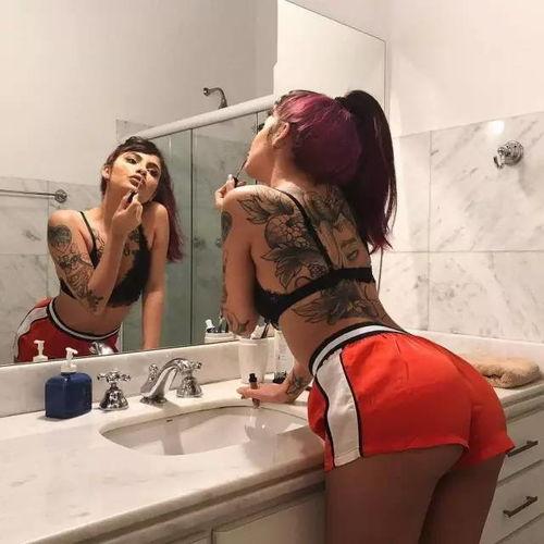 吃瓜纹身妹视频被传